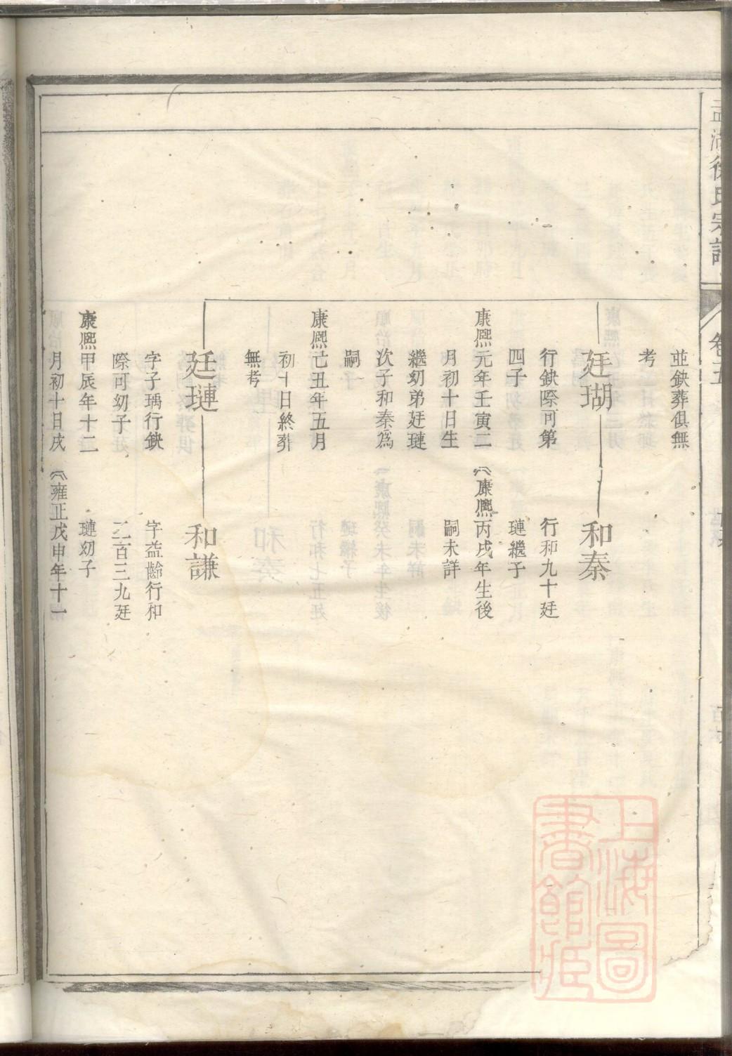 左姓一族家谱