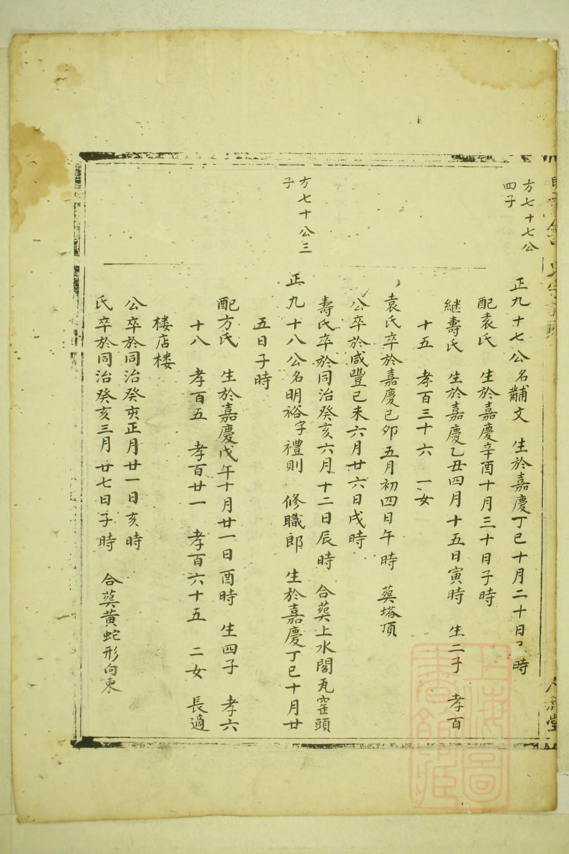 梦到光照家谱上