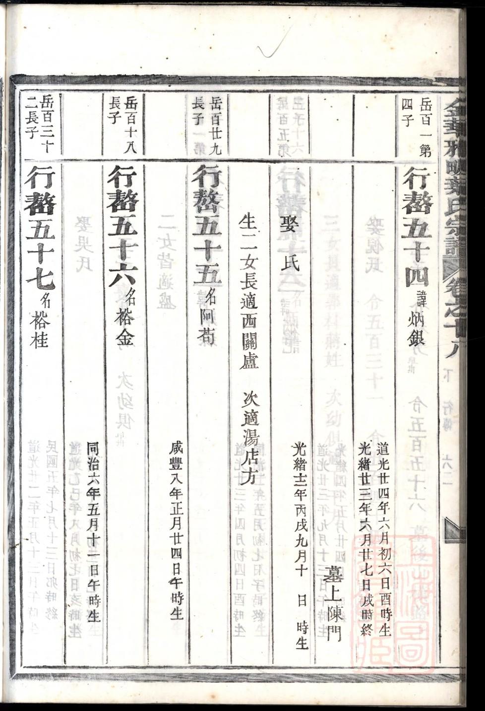 靖氏族谱字辈大全