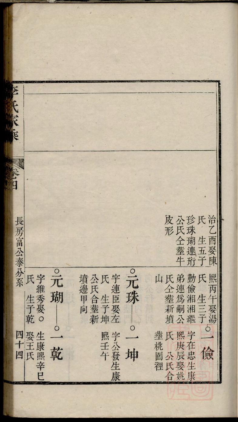 汗氏辈分表