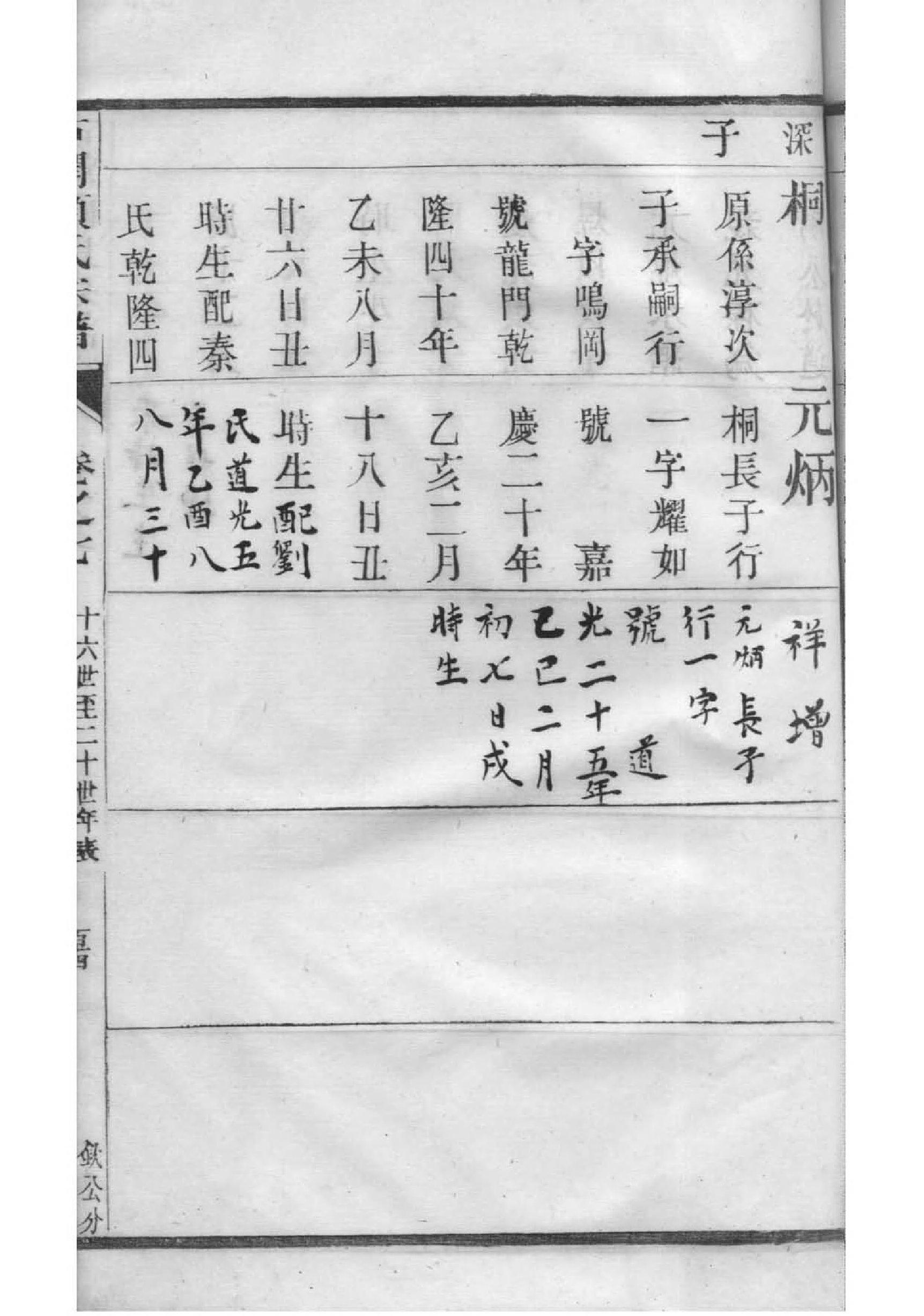 乔氏族谱108字辈