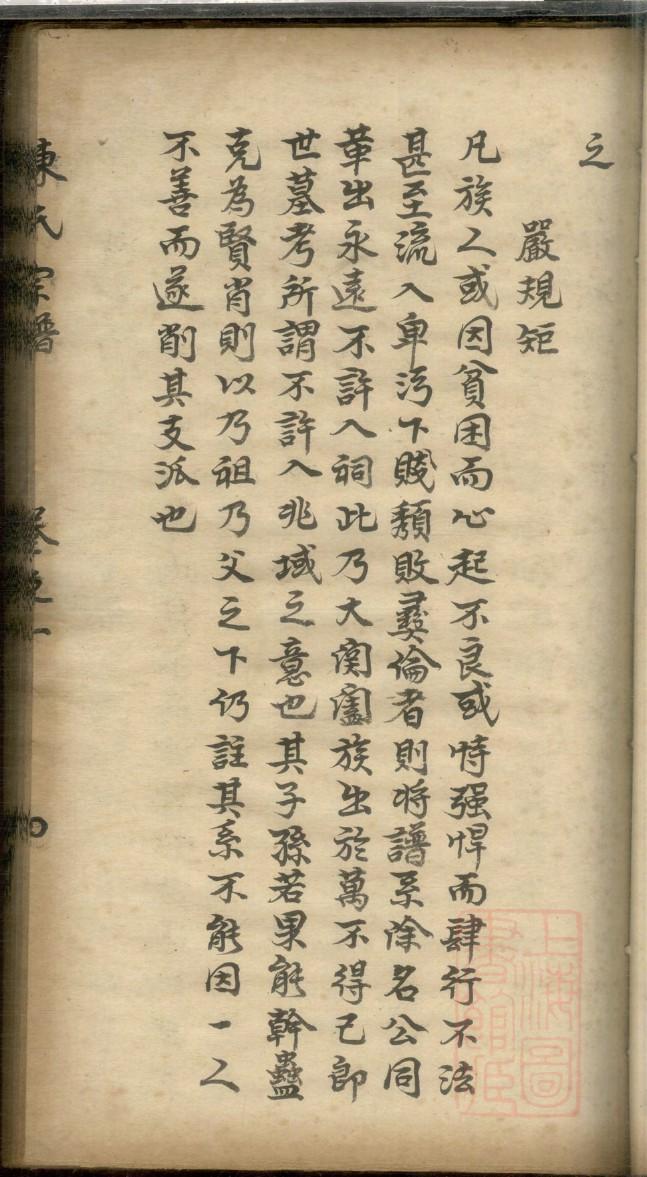 杨氏的族谱
