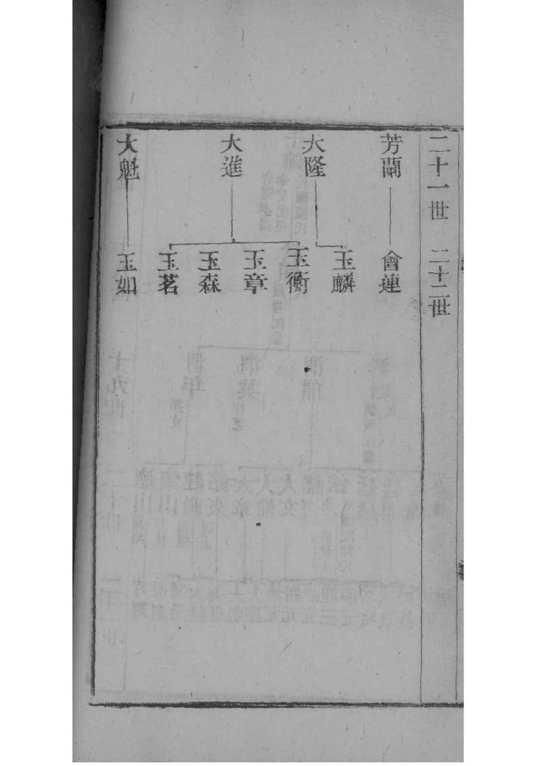 家谱材料