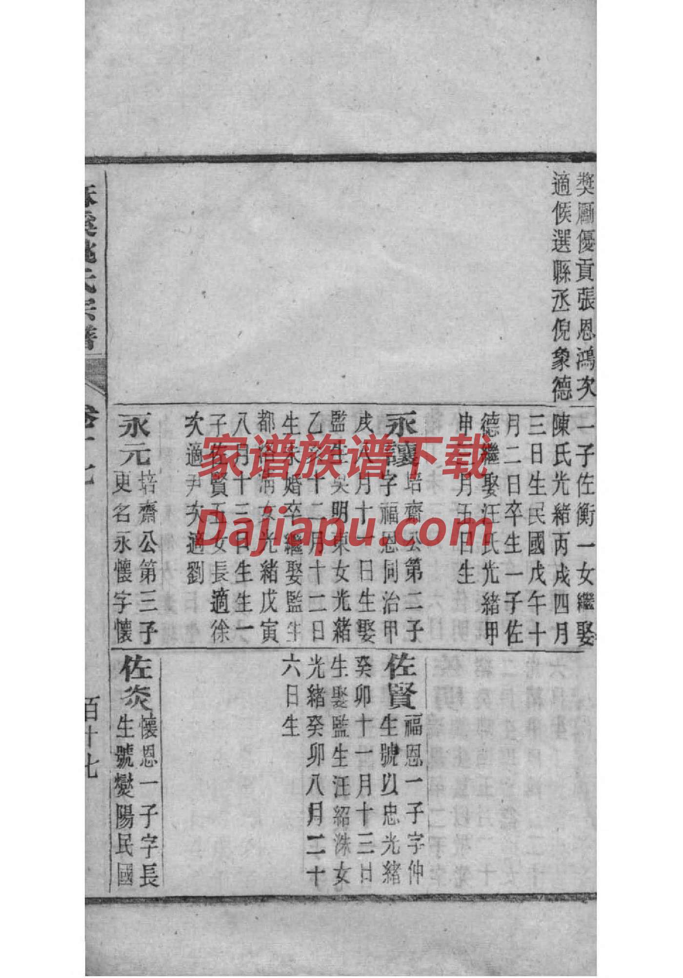 思氏族谱家谱