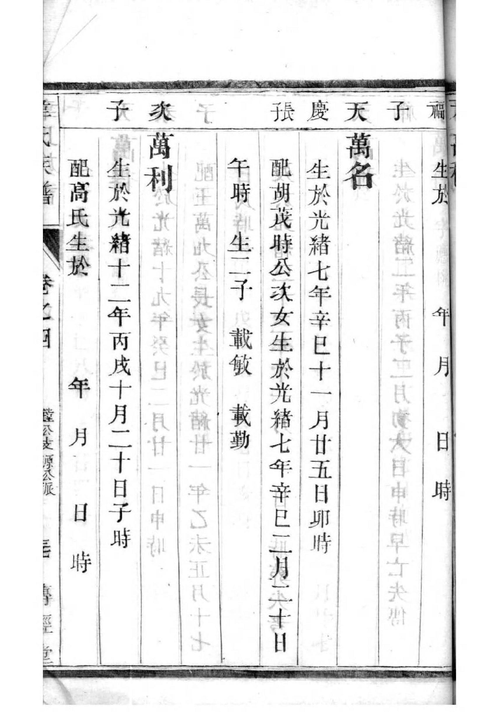 怎样制作家谱图表