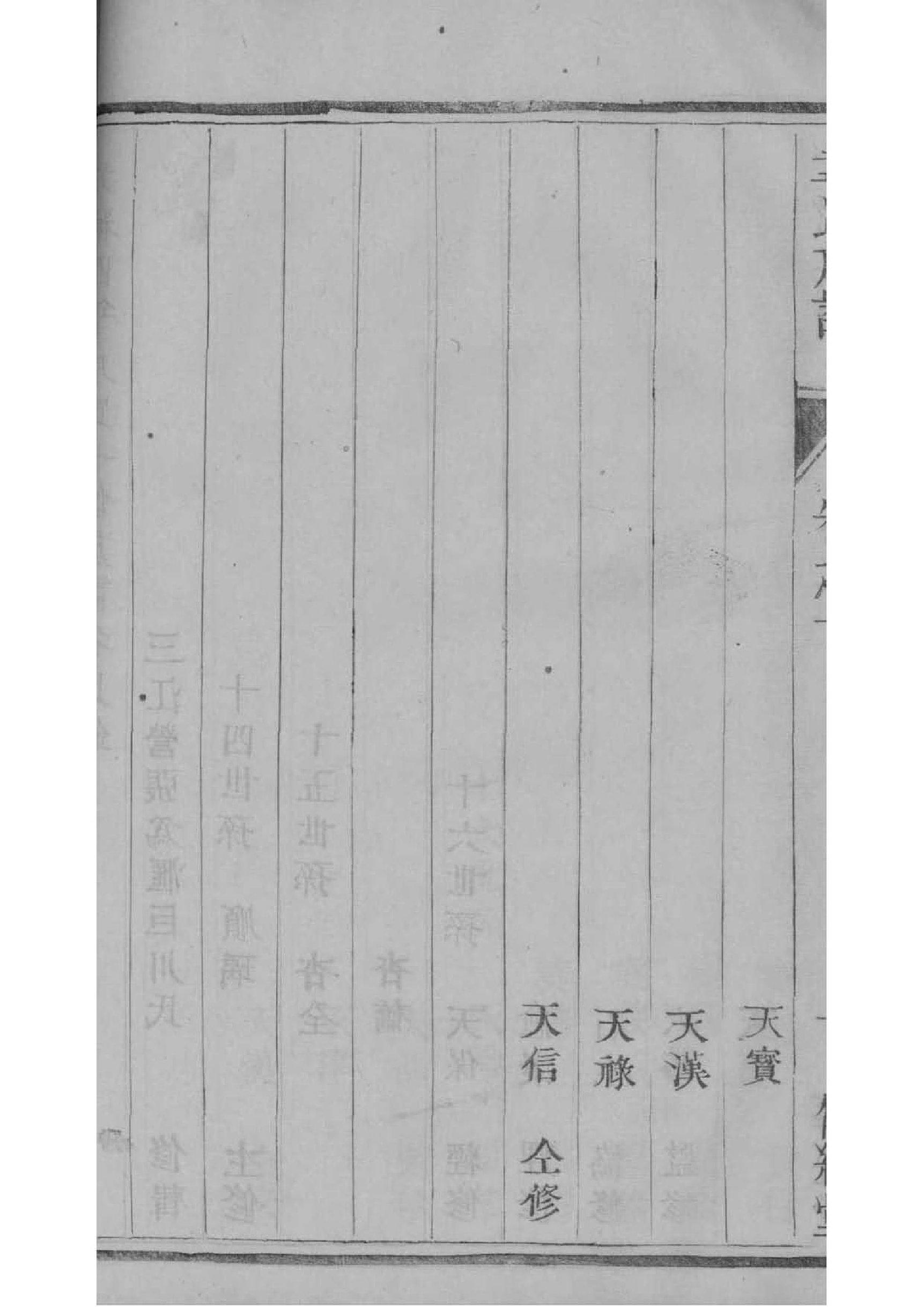老氏族谱字辈大全