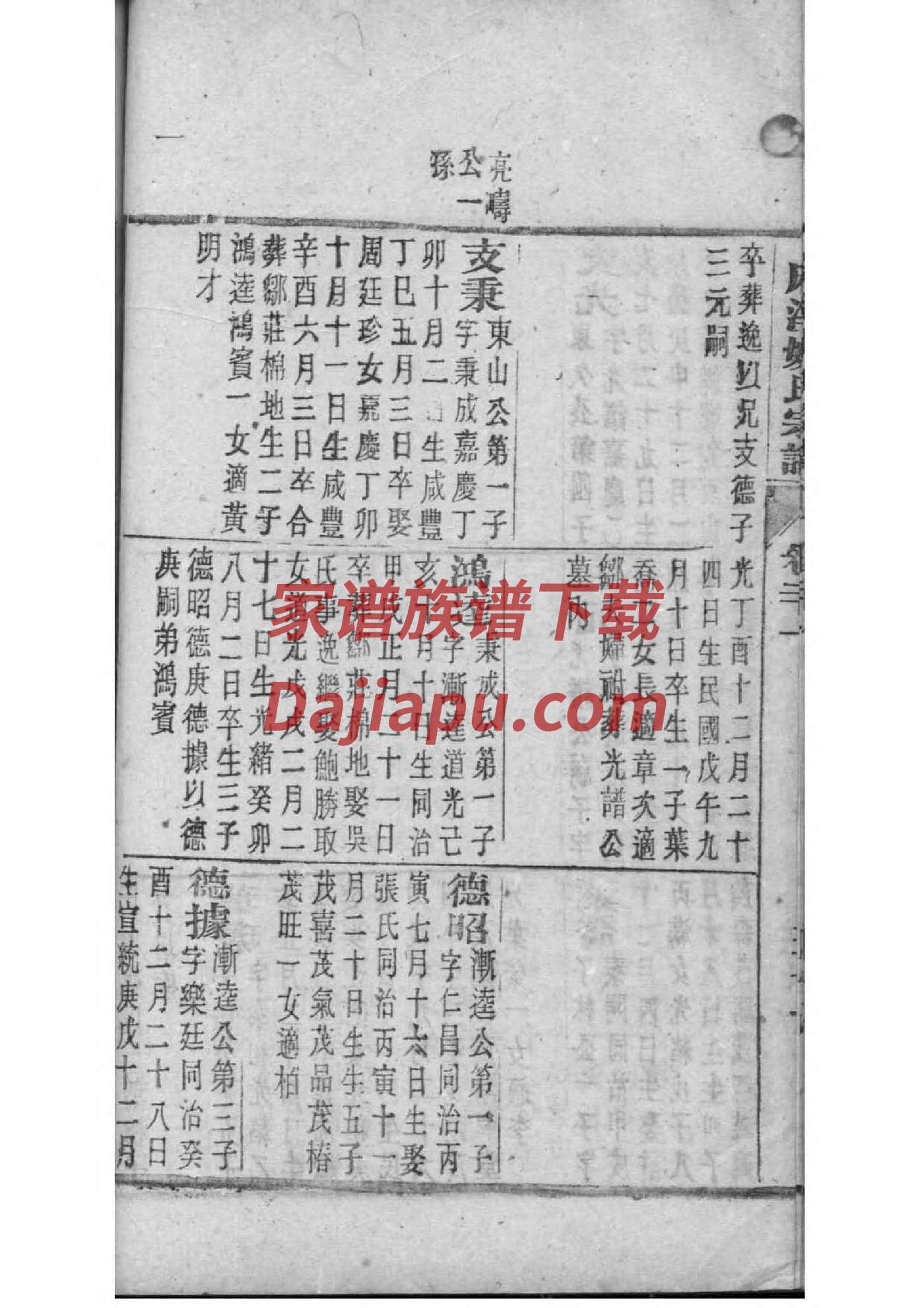叶氏字辈介绍
