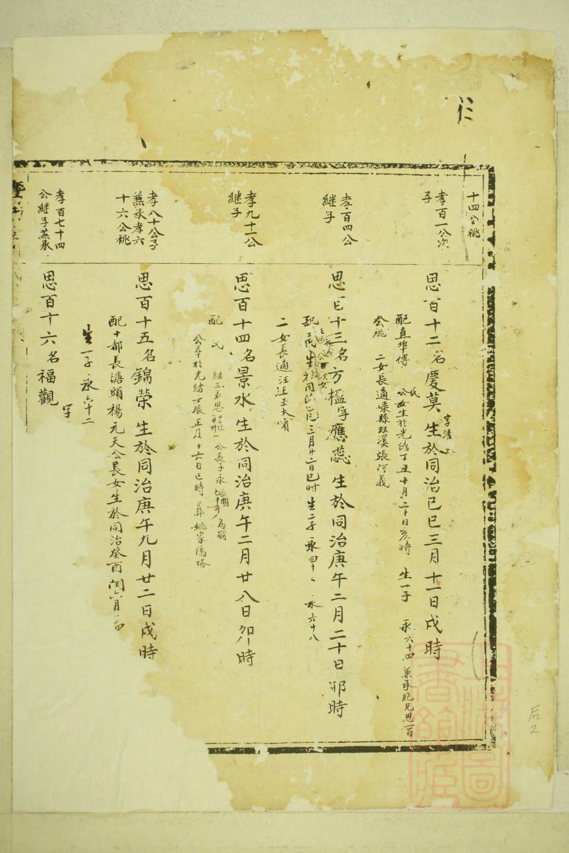 别氏家谱族谱数据库