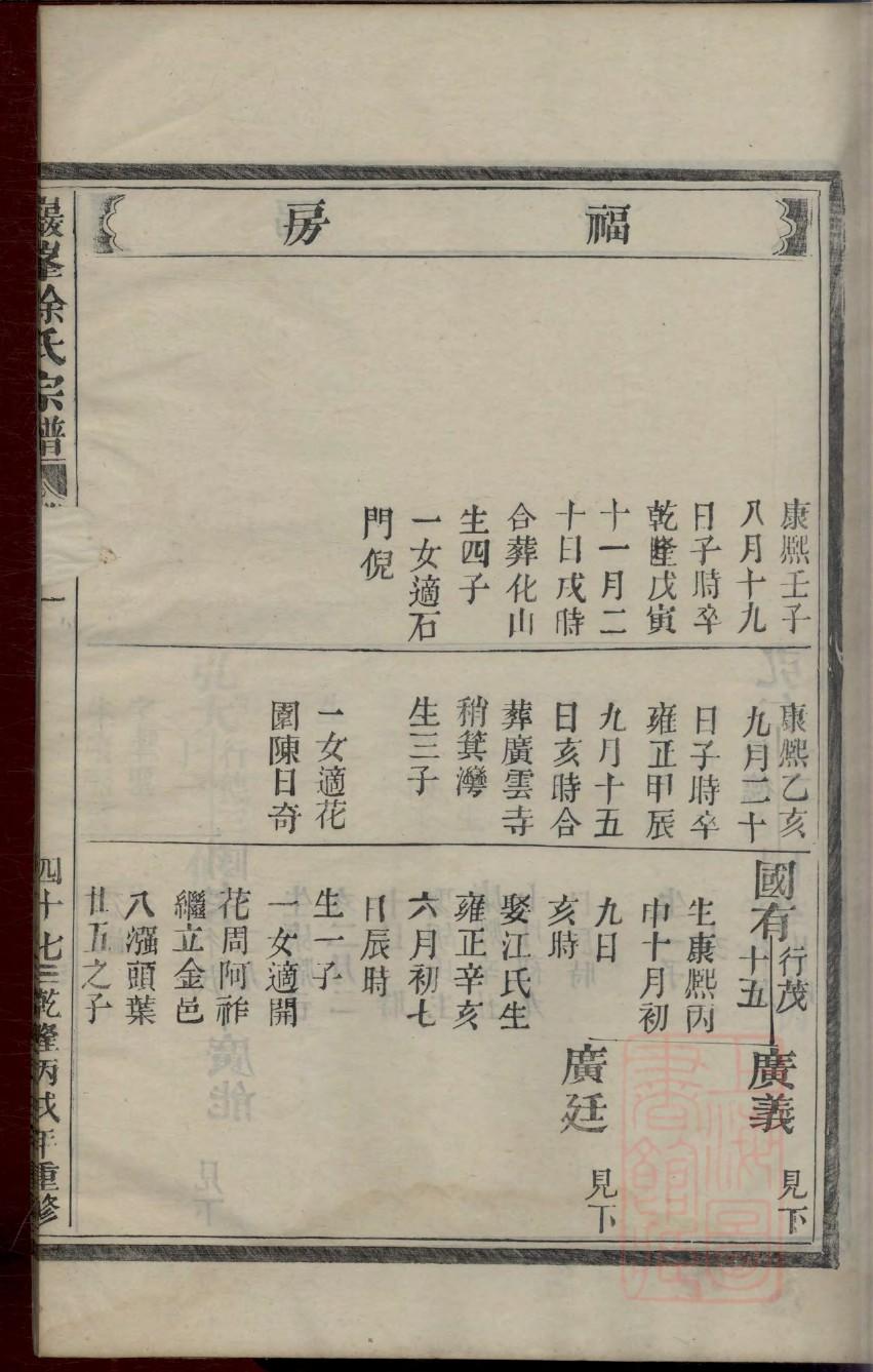 陈家家谱徐州