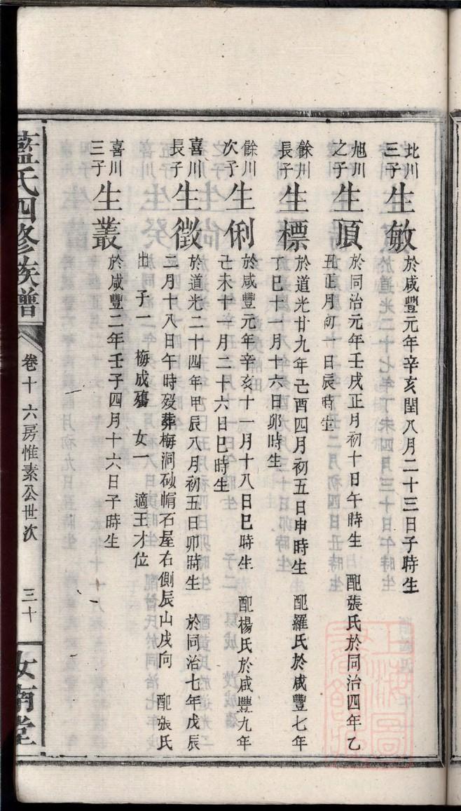 傅氏家谱辈分表图