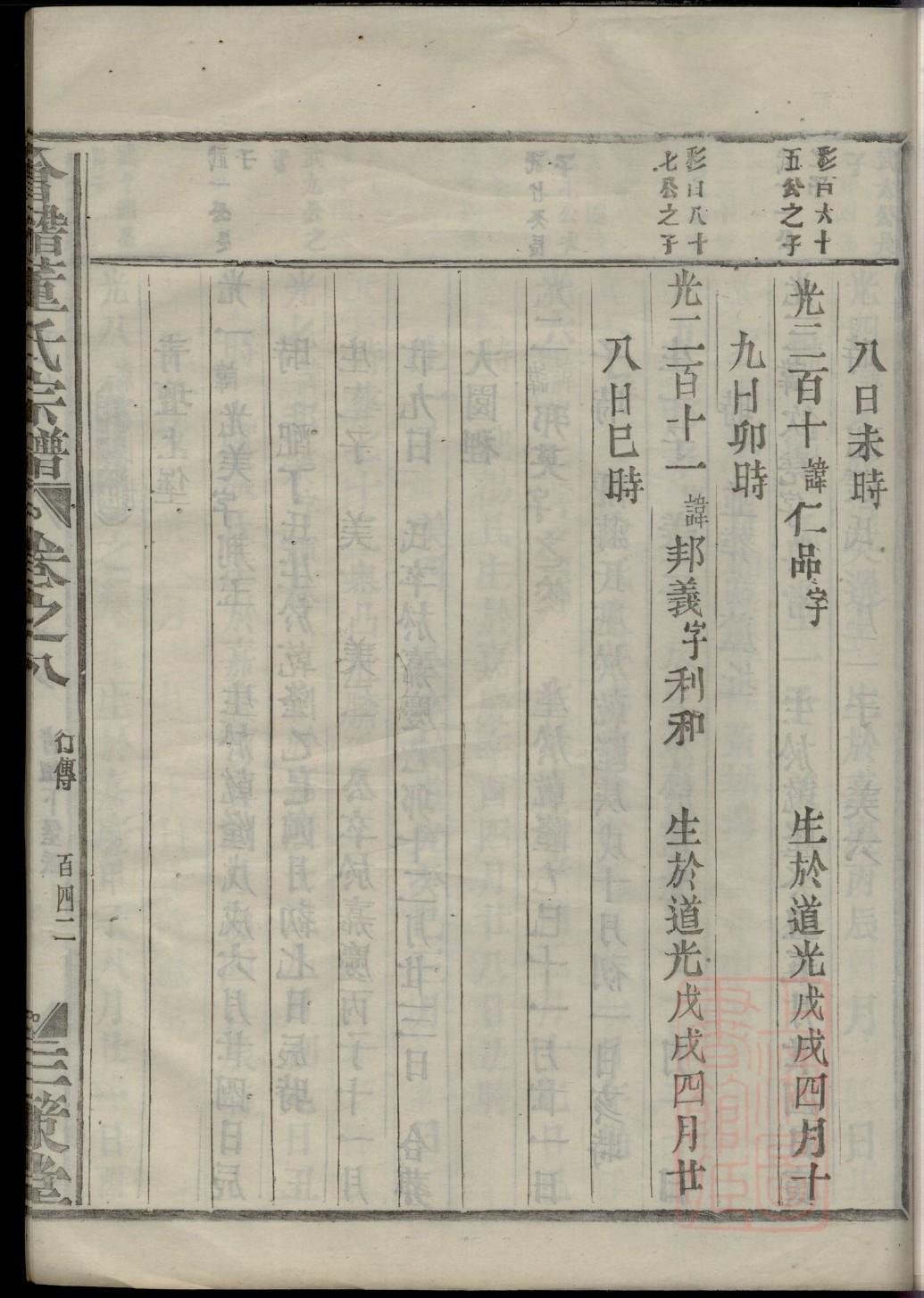 胡氏家谱挂图