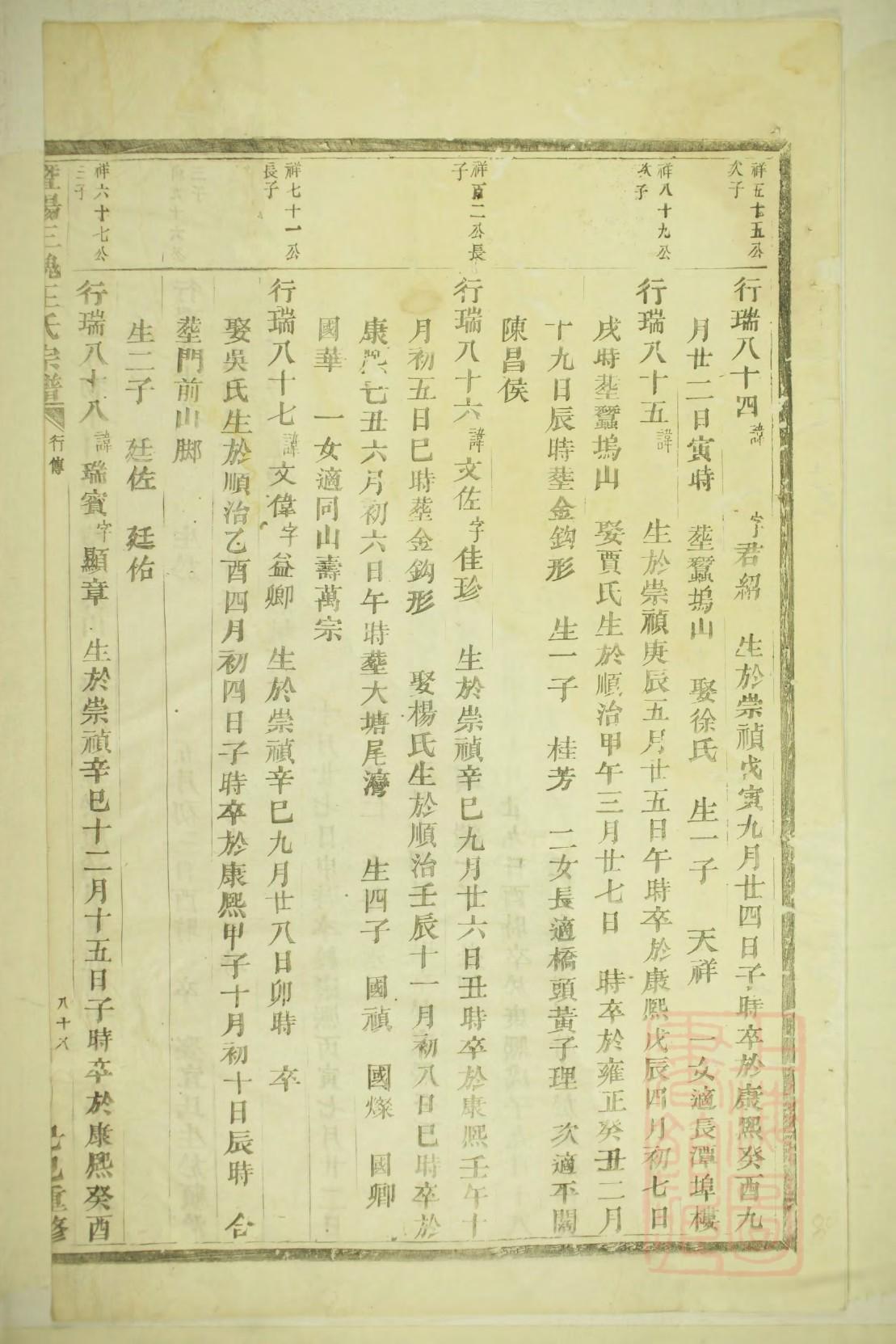 花氏字辈介绍