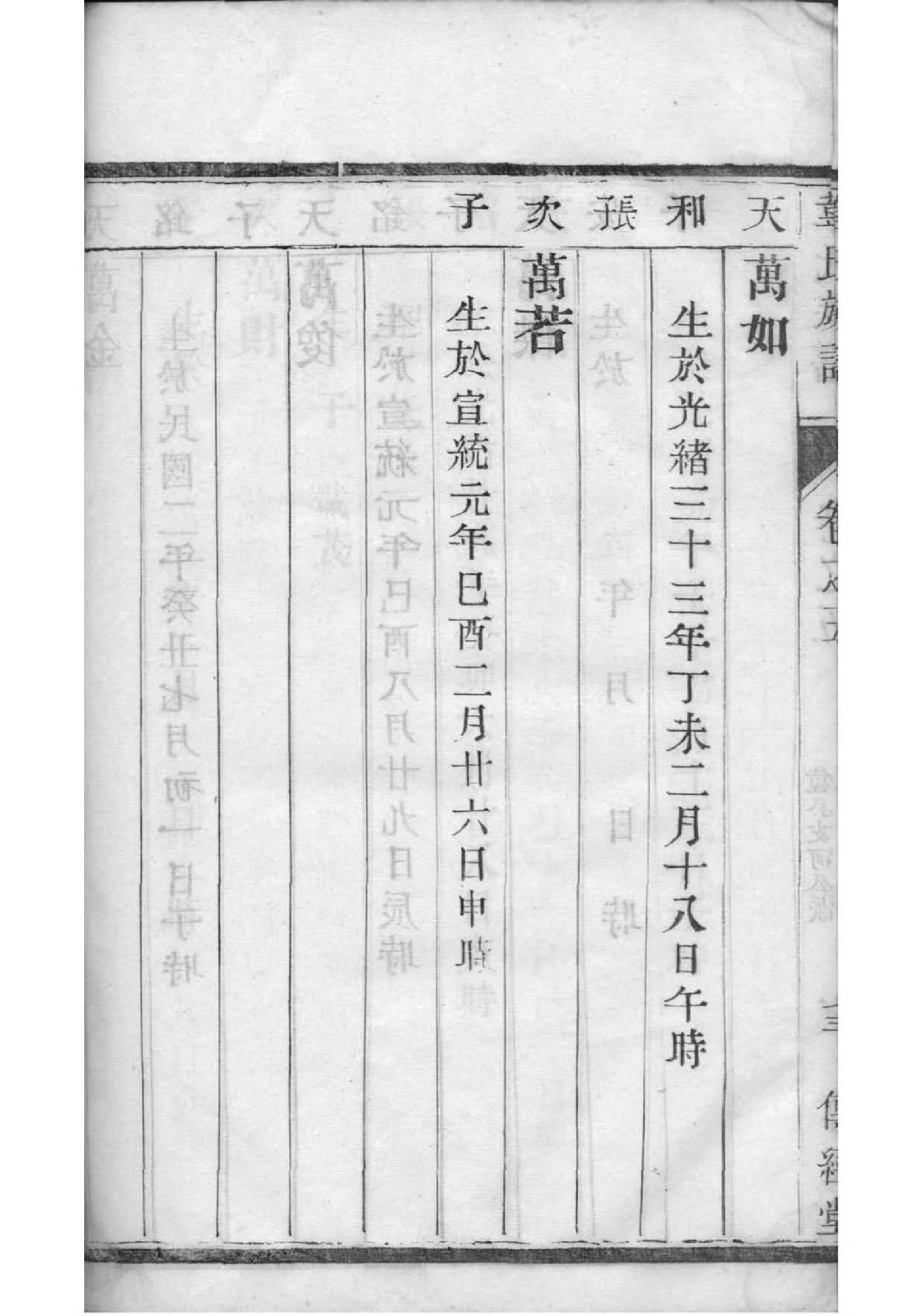 山东松山子张姓家谱