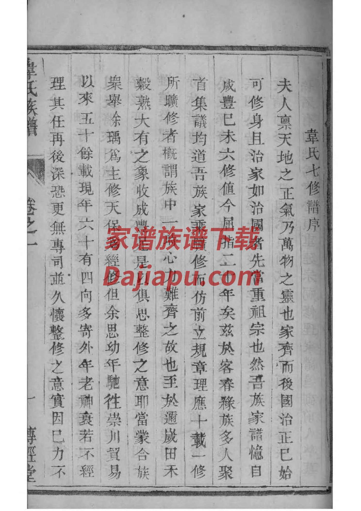 荤姓族谱字辈大全
