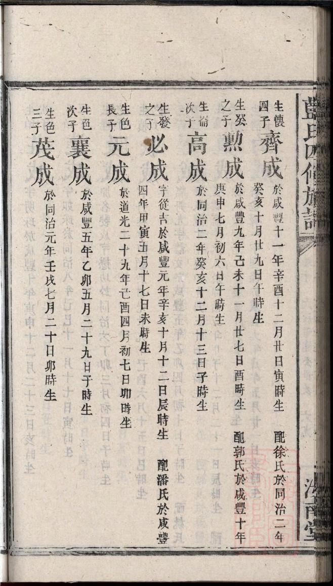 杨姓家谱保定