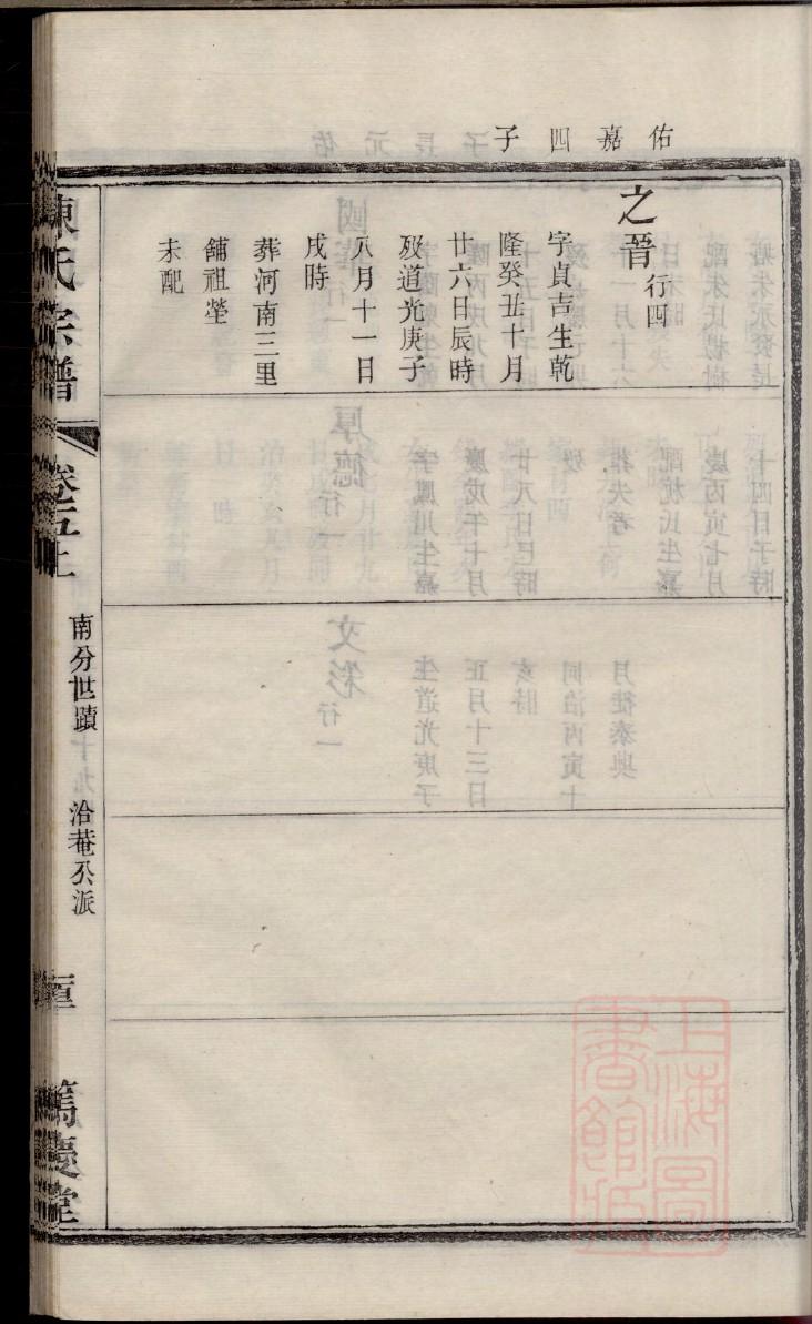卯氏族谱在哪里看