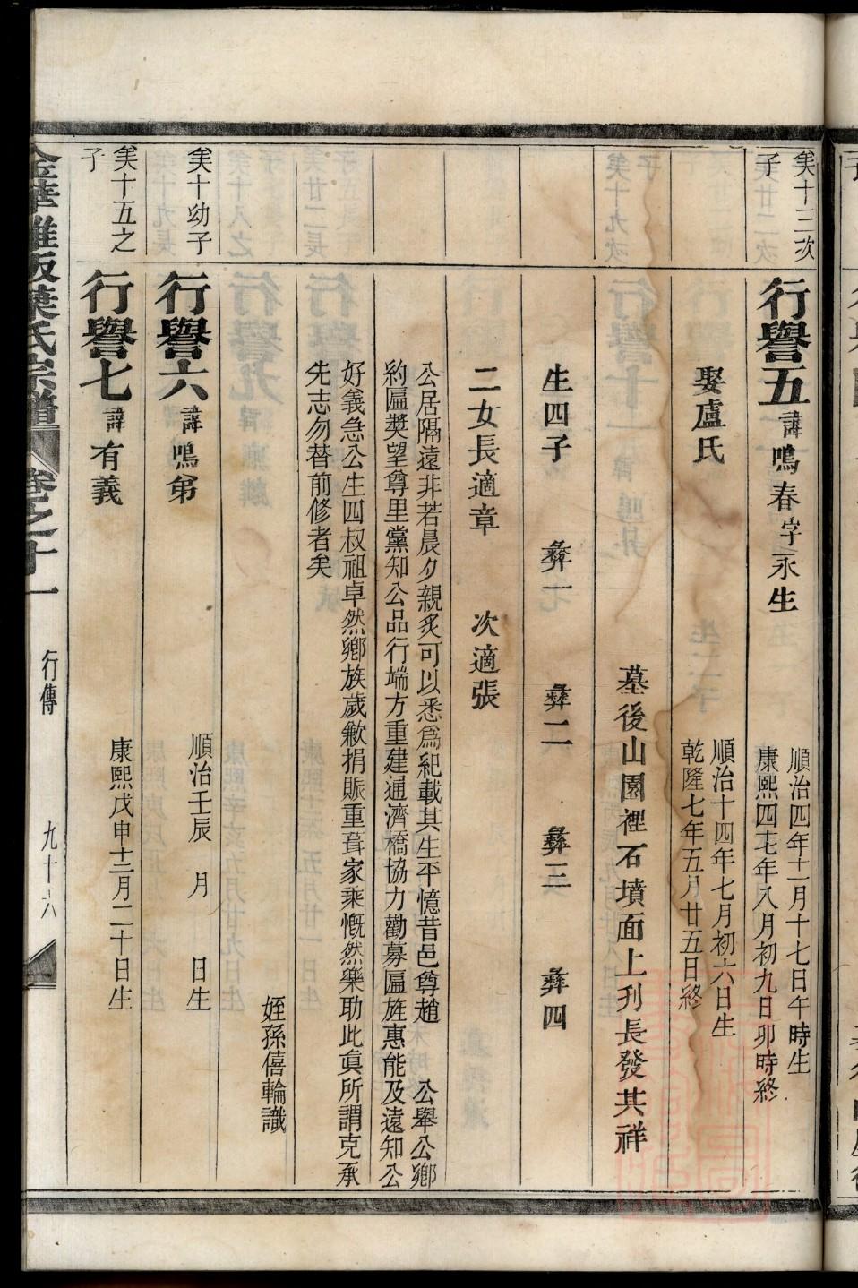 张氏家谱辽宁文元富