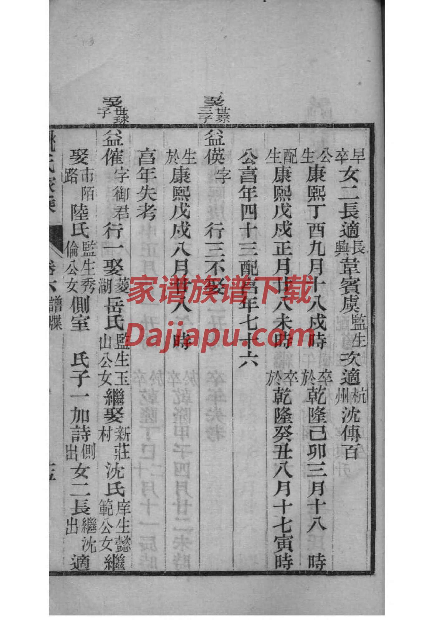 董姓族谱字辈大全
