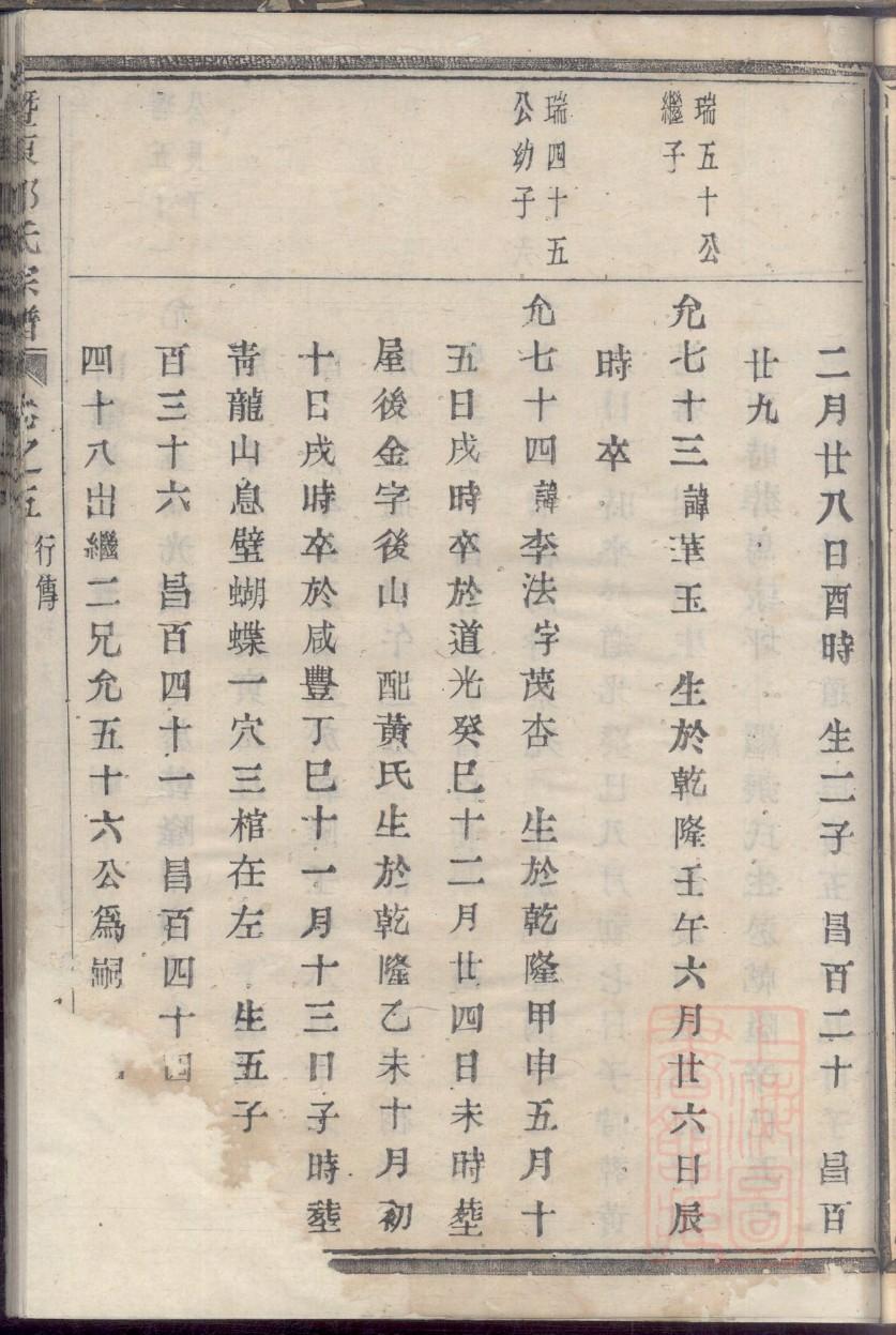 家谱英文单词怎么读