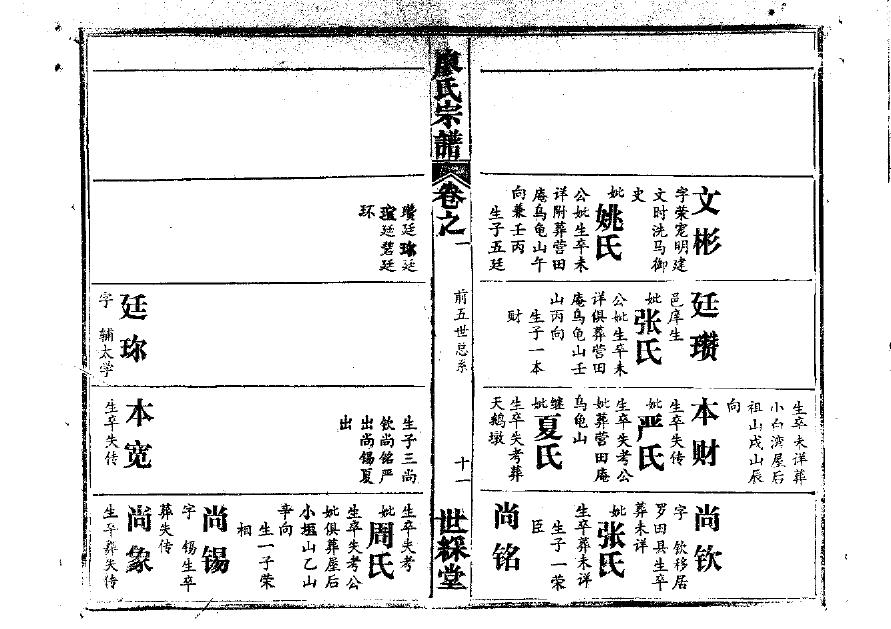 罗氏家谱大全江西
