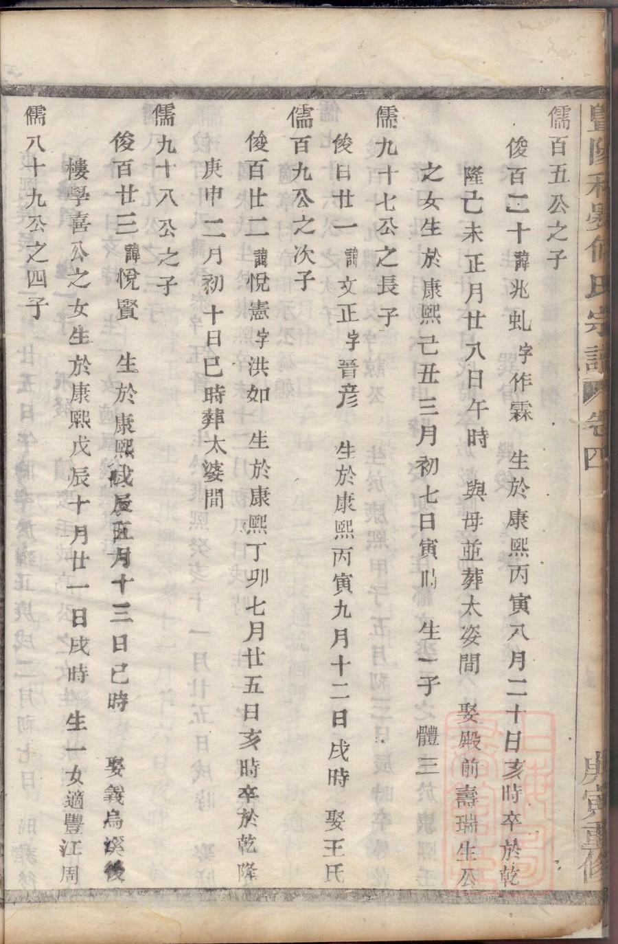 贵州修文府黄氏家谱