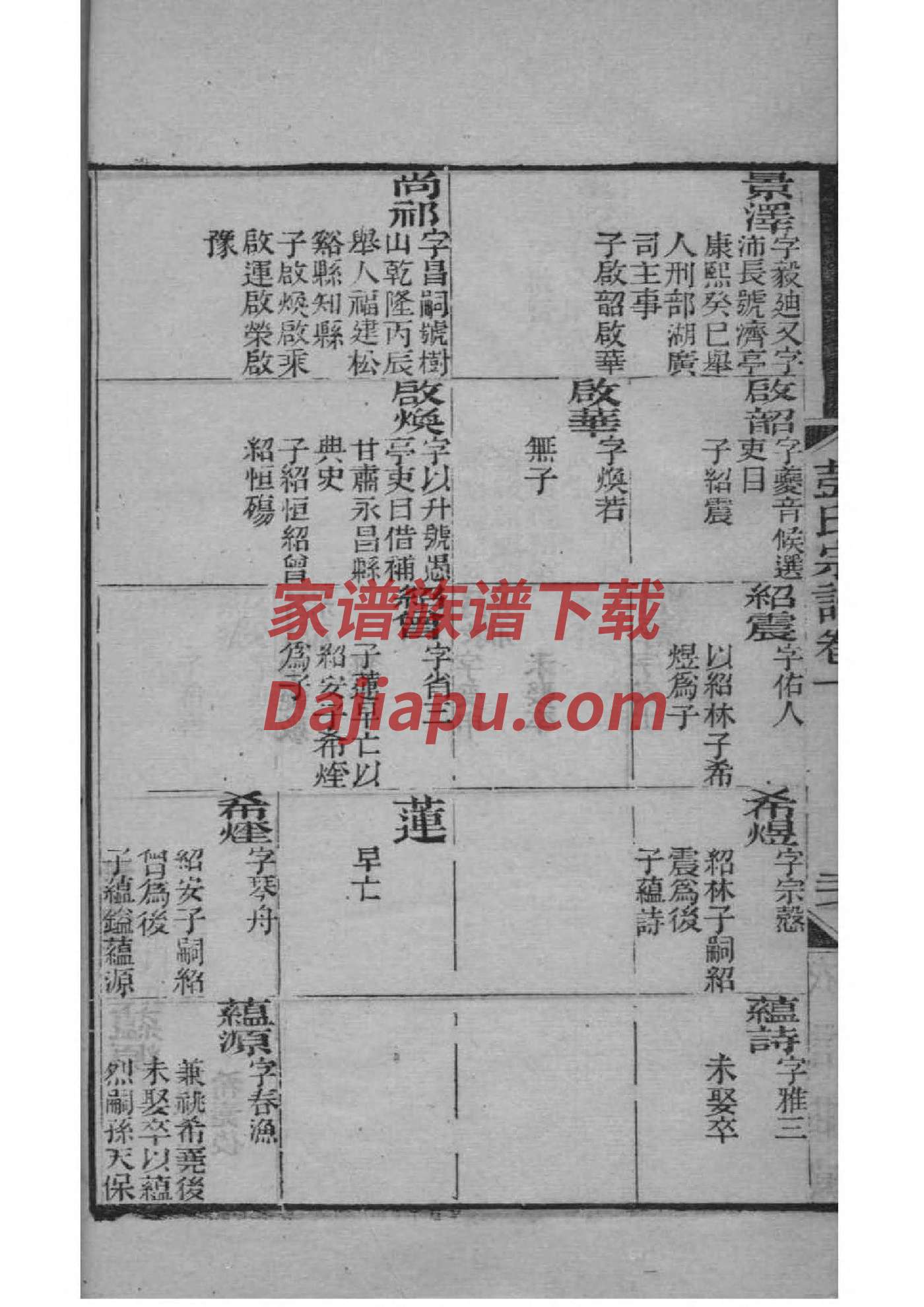 山东刘氏家谱108字辈