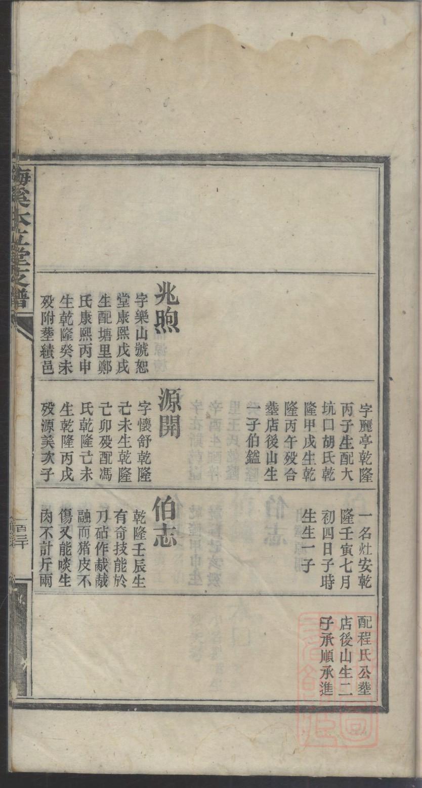 谌氏族谱字辈大全