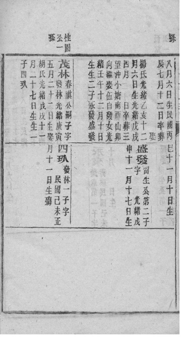 家谱封面