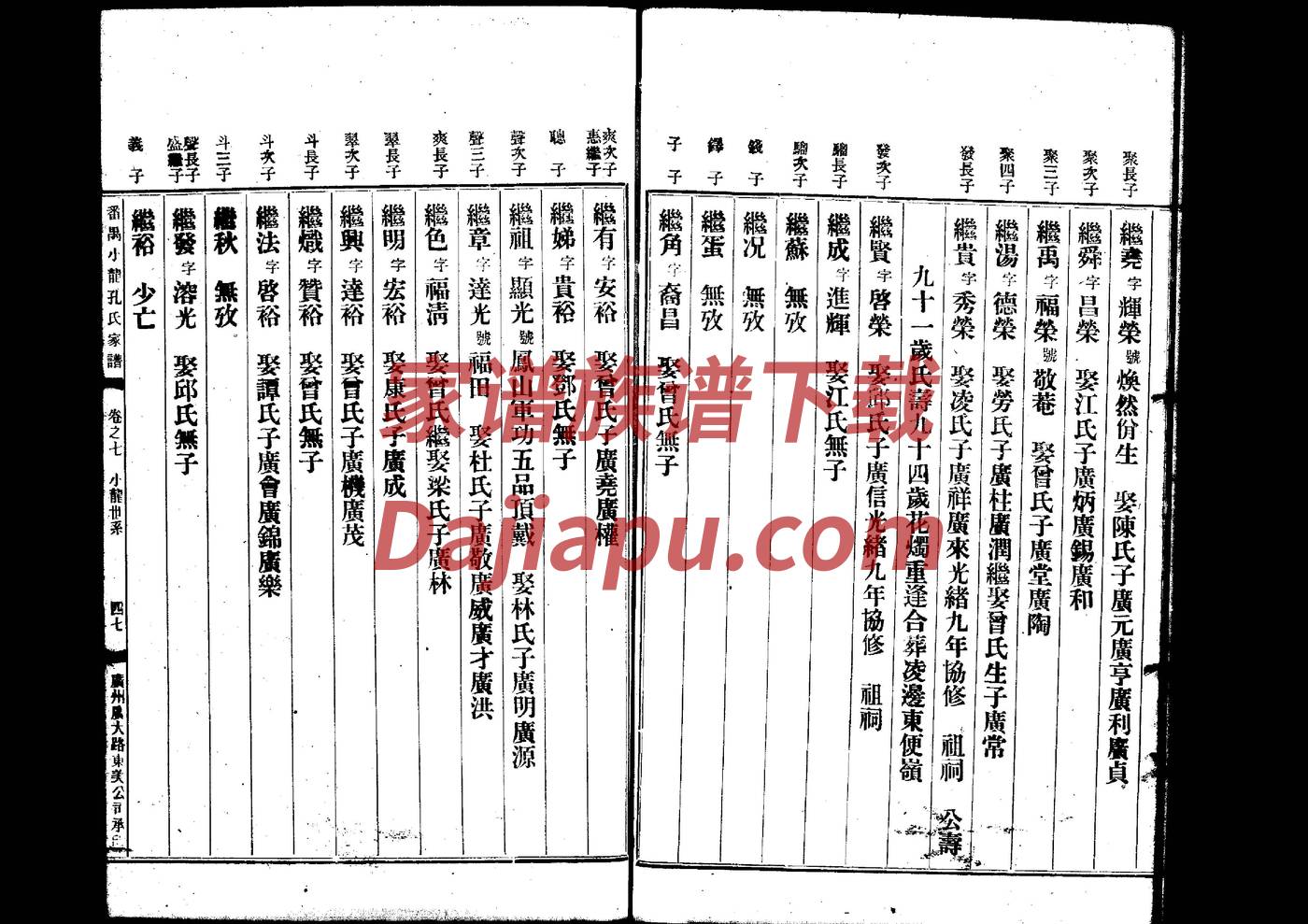 广州陈家祠堂门神