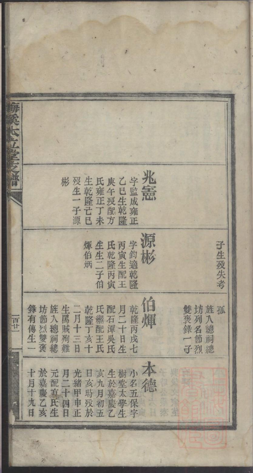 士氏家谱所有字辈查询
