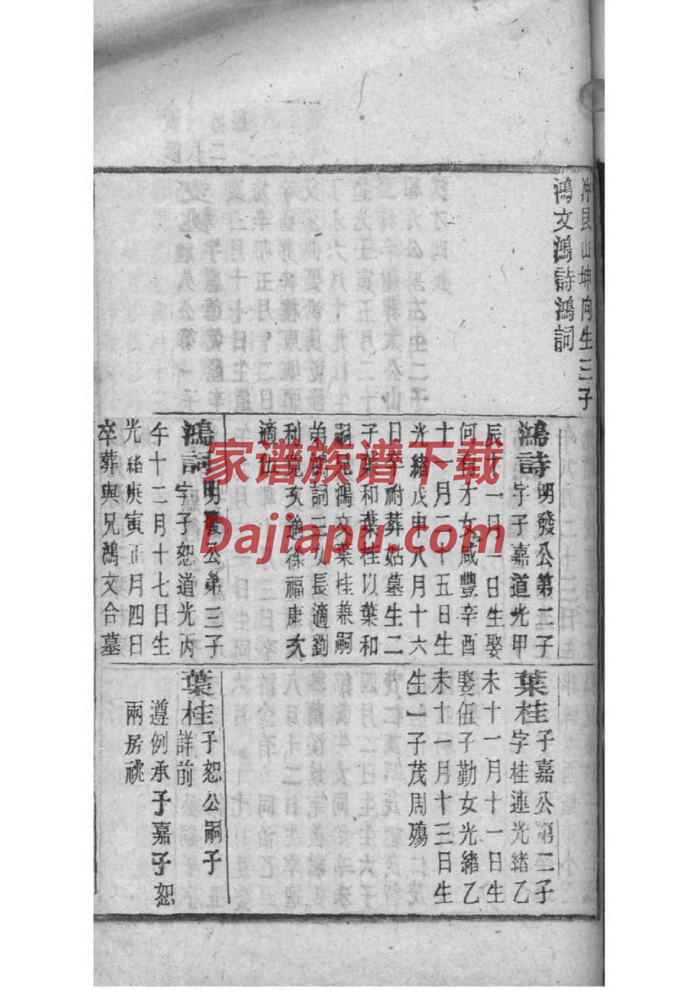 九氏族谱电子版下载阅读