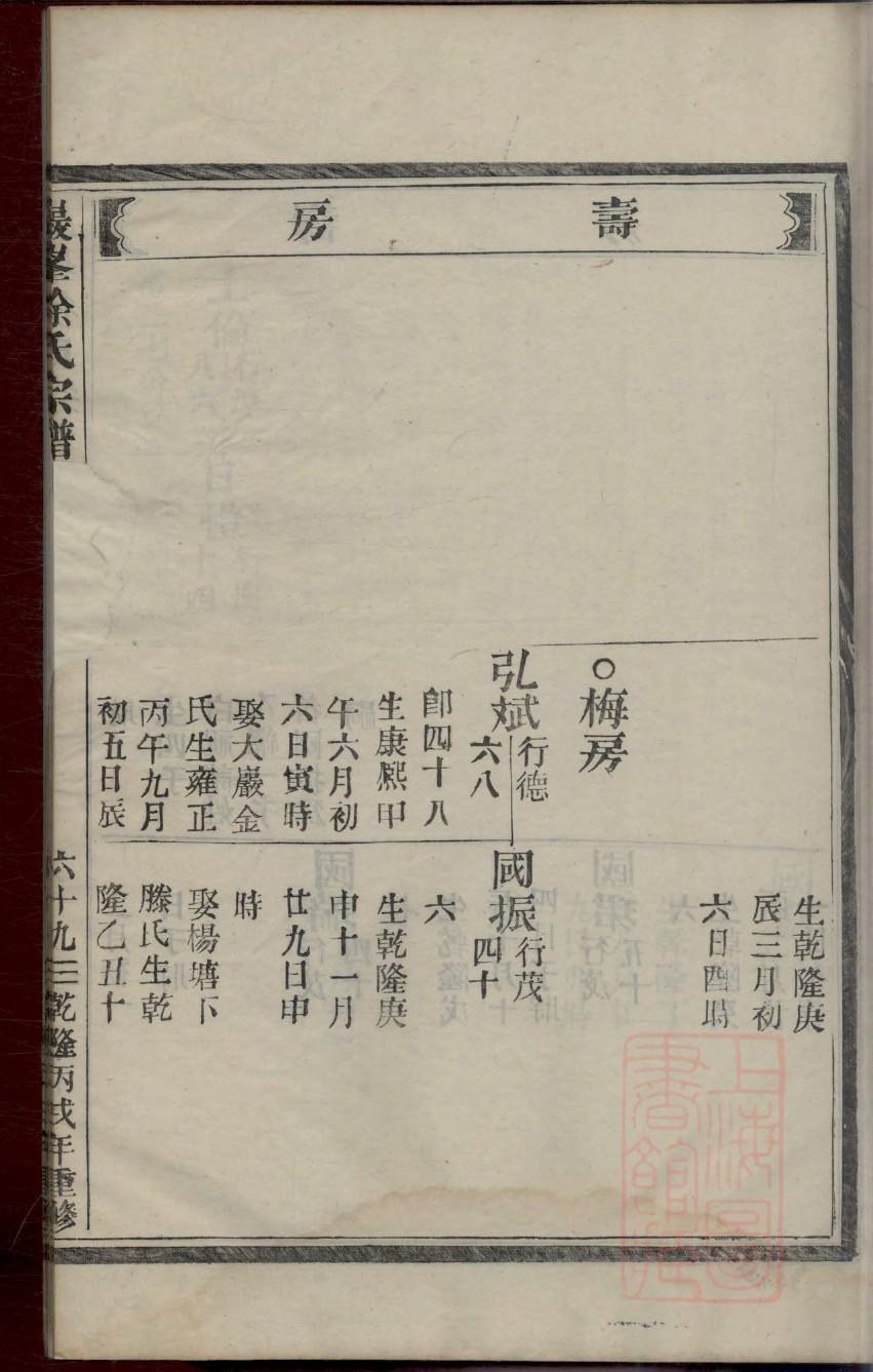 屠姓家谱