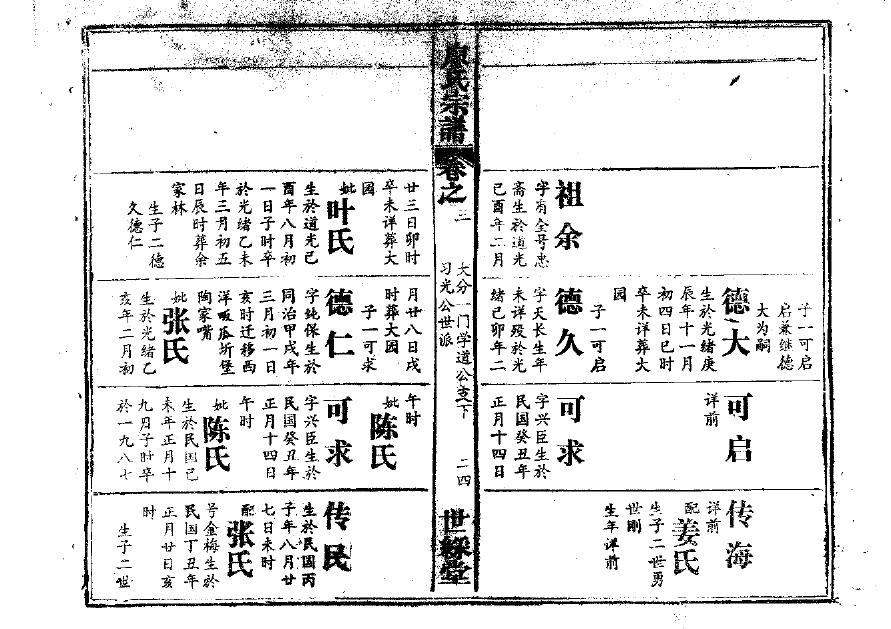 尧氏免费查家谱族谱