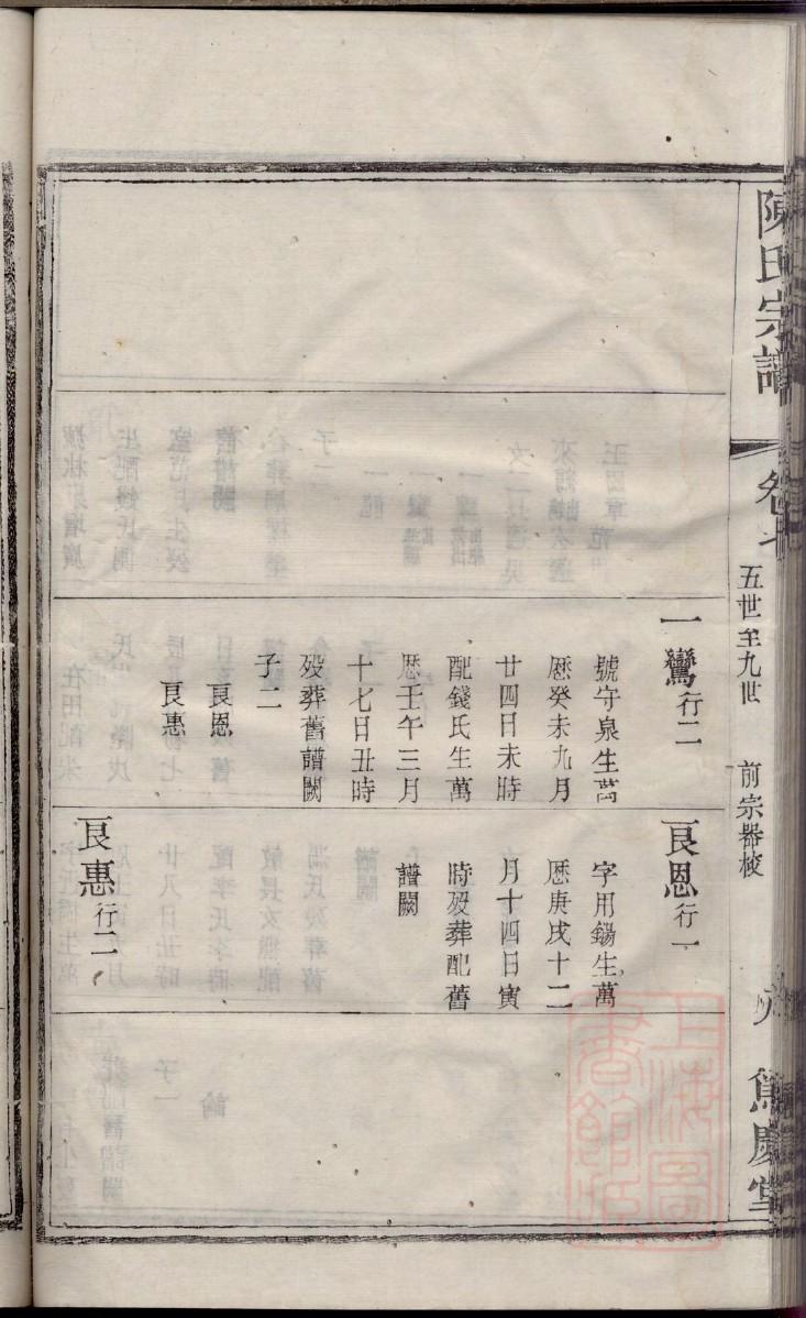 家谱介绍