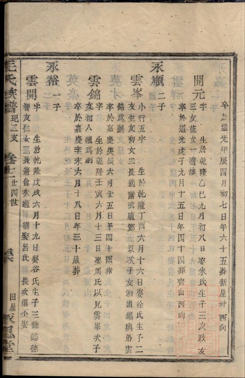 宾氏家谱24个辈分