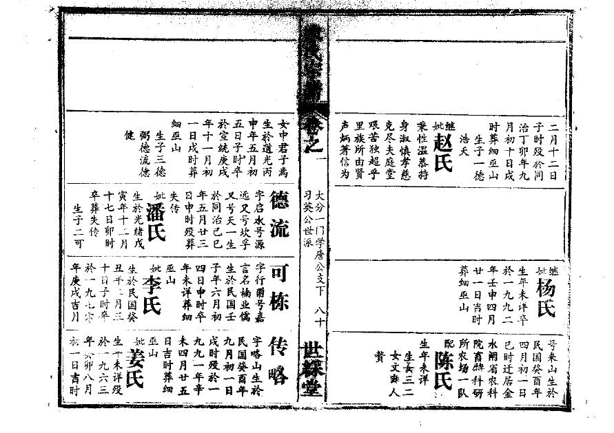 凌氏家谱24个辈分