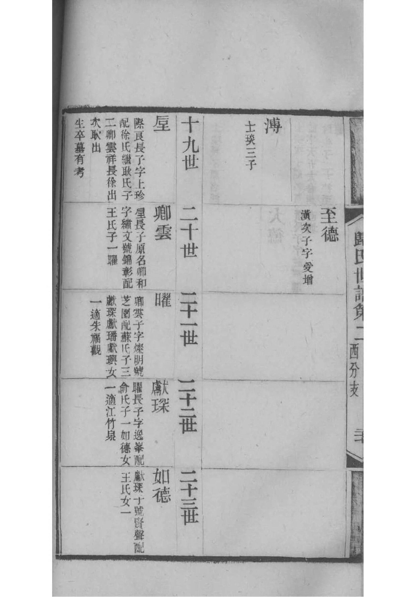 家族家谱的感言