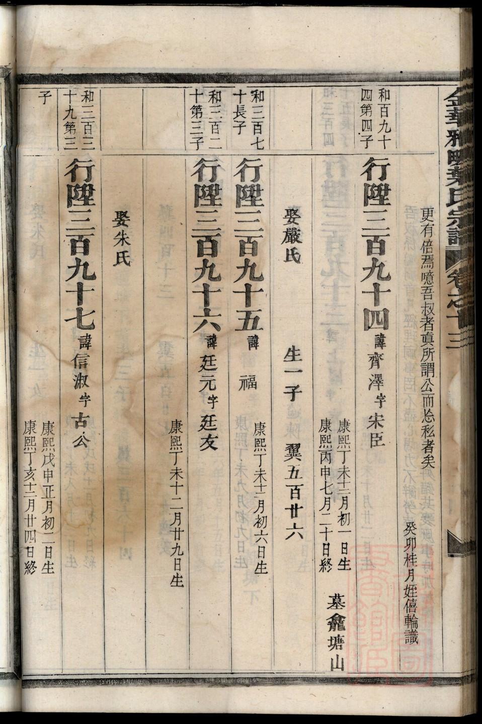 伍氏宗祠家训