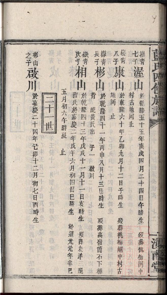 族谱模板制作