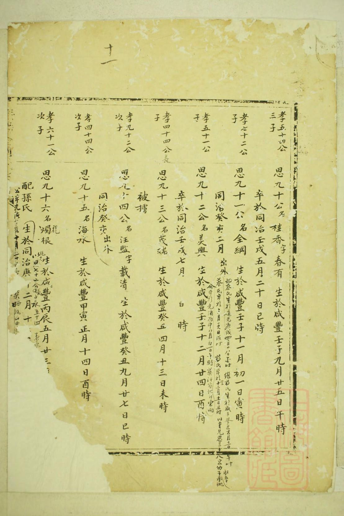 赣榆李氏家谱