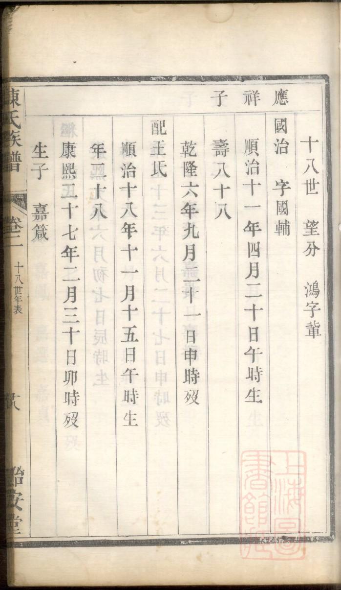 赵克制同志家谱