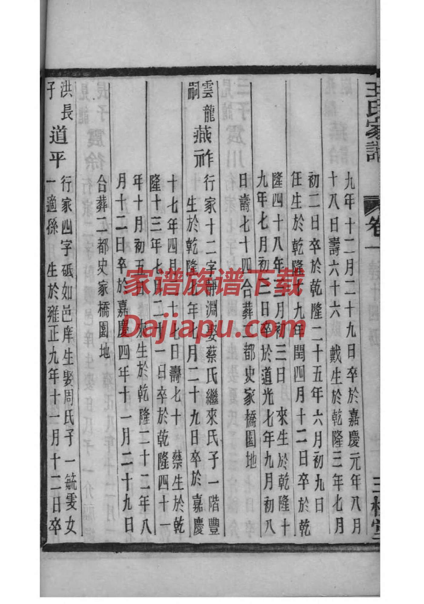 梁氏家谱查询