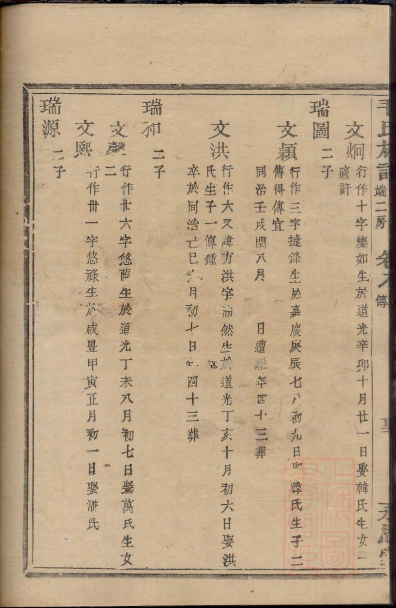 新郑石家家谱