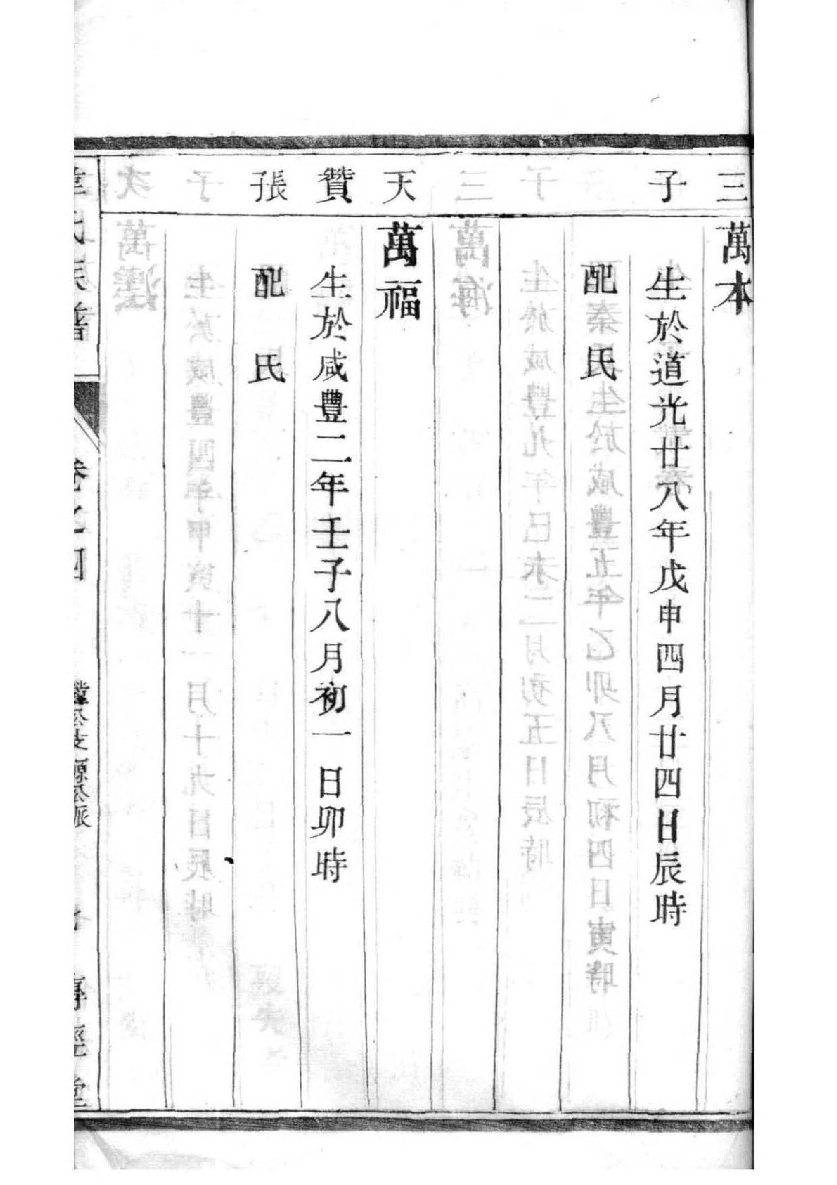 登州王氏家谱瑞