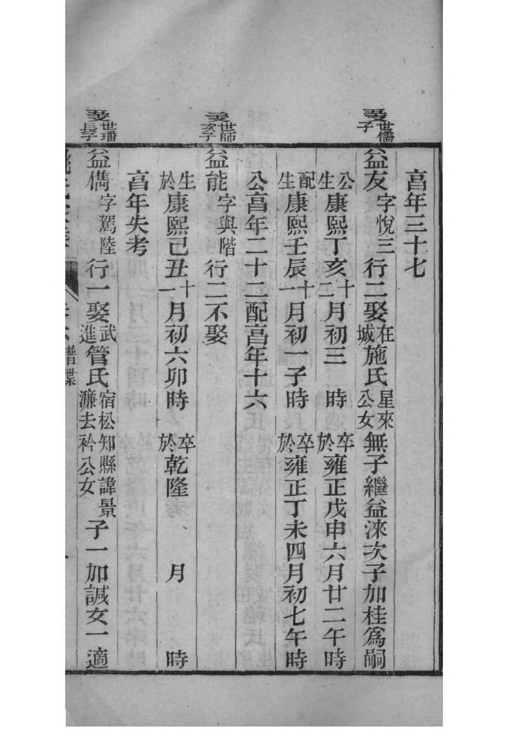 呼延姓辈分排行世系表
