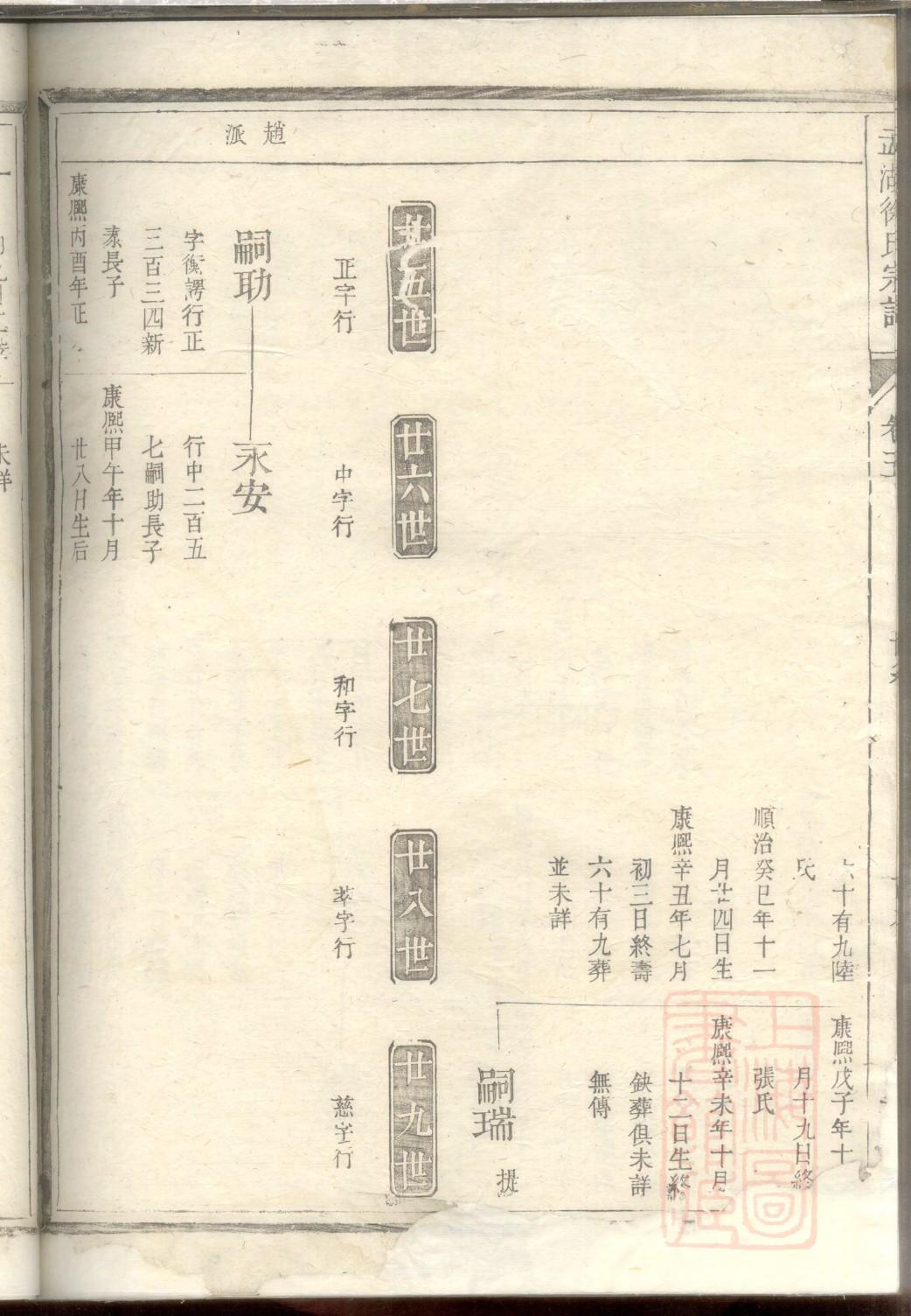随氏家谱24个辈分