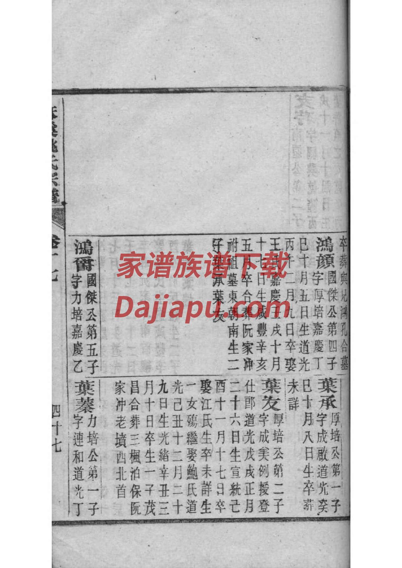 张氏族谱辈分排列顺序