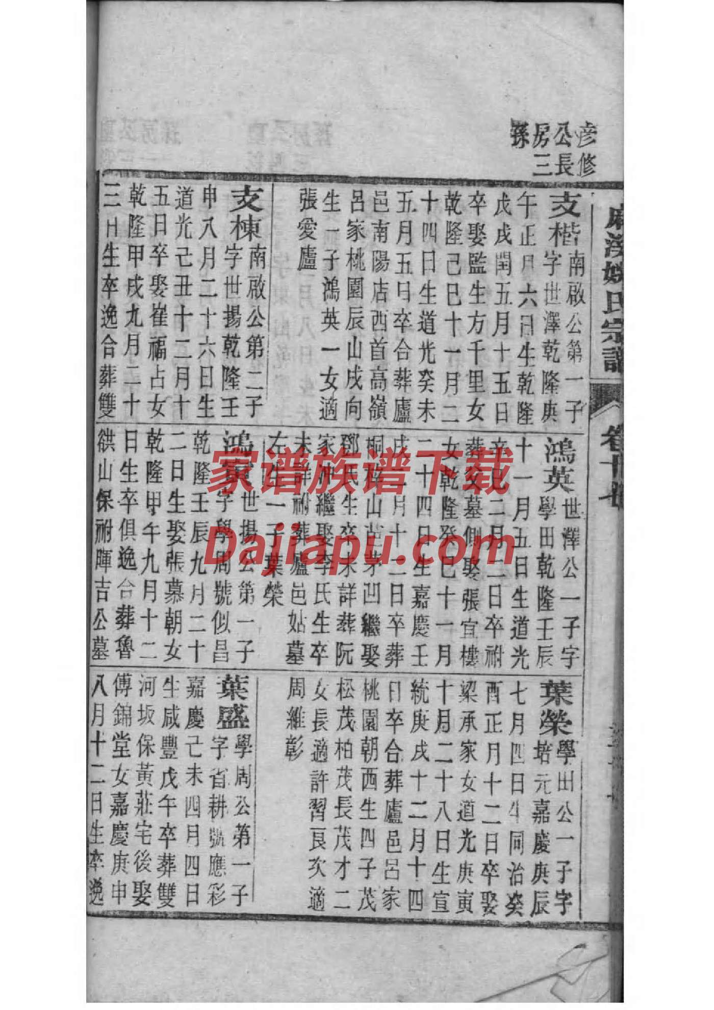 名字入家谱有什么不妥