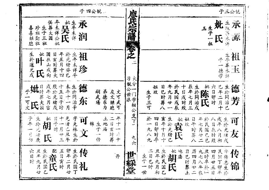 宜宾蒋氏家谱