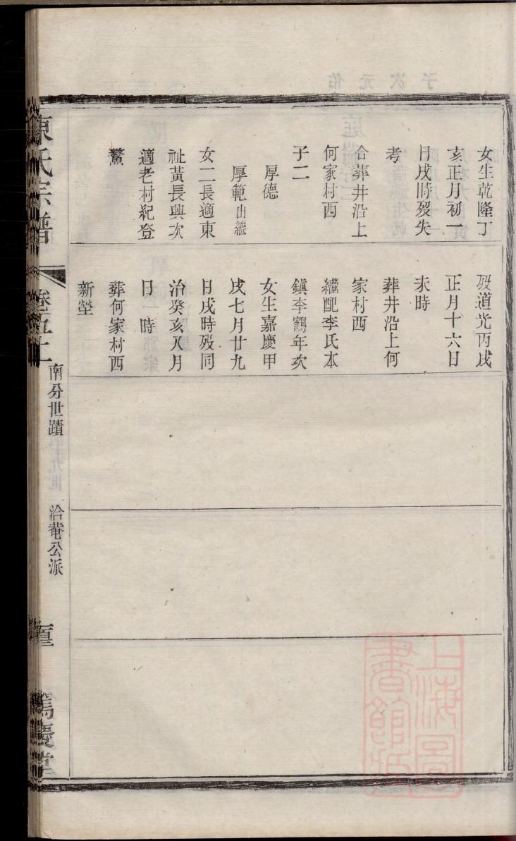 耿家谱辈分万世家长久